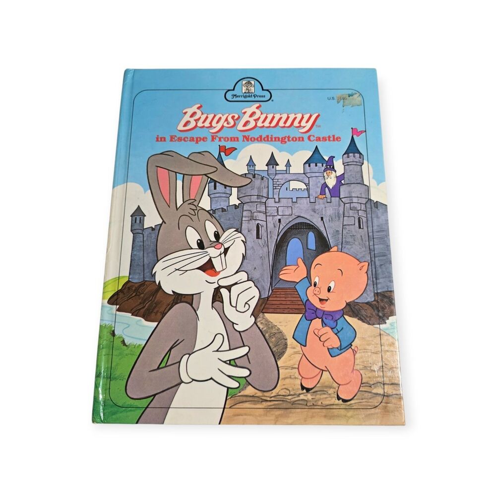 Bugs Bunny in Escape From Noddington Castle HC Merrigold Press 1980 Vintage